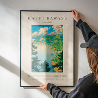 Hasui Kawase Akisu Lake Exhibition Poster Print