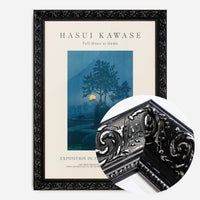 Hasui Kawase Full Moon At Gamo Exhibition Poster Print 1