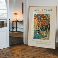 Hasui Kawase Autumn at Oirase Exhibition Poster Print