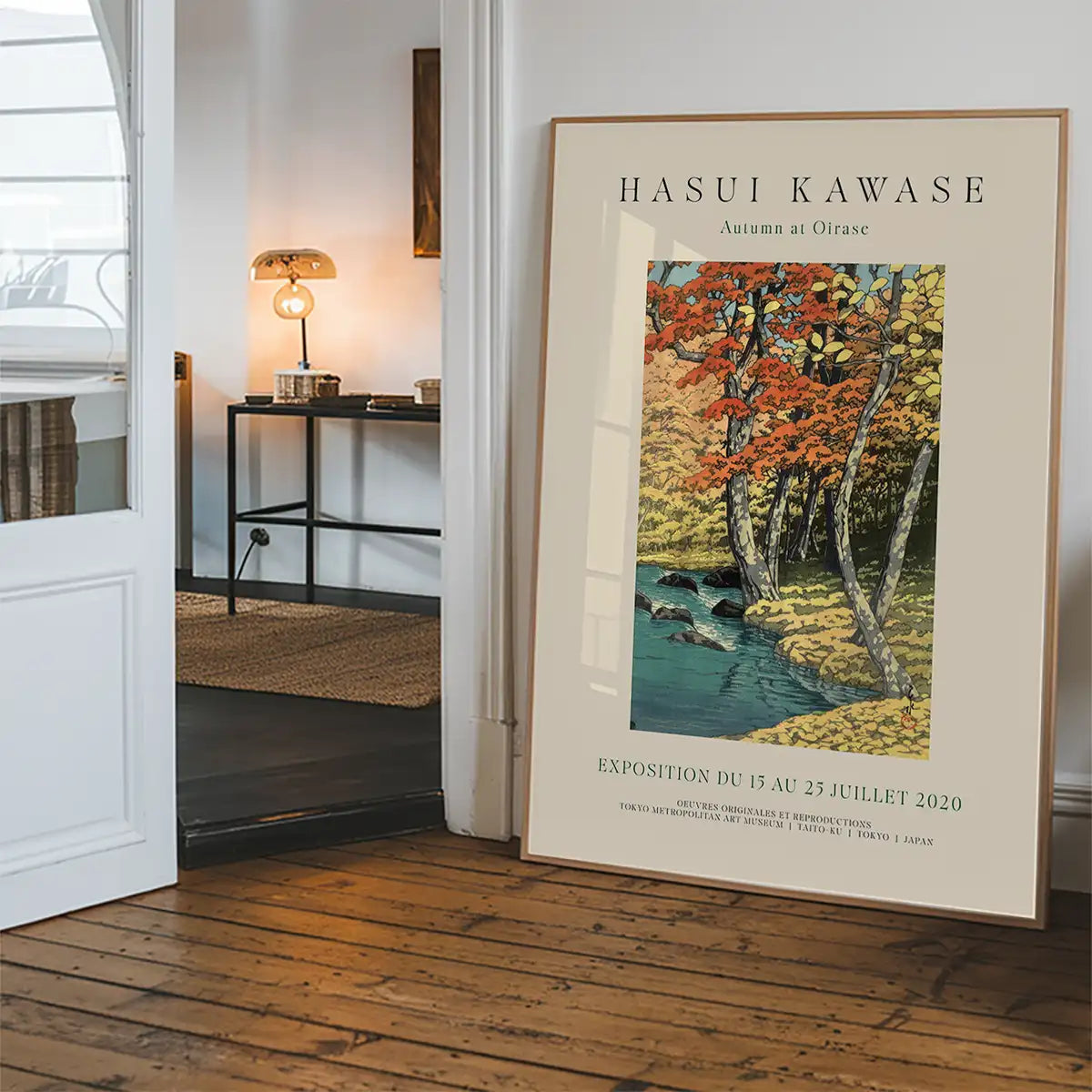 Hasui Kawase Autumn at Oirase Exhibition Poster Print