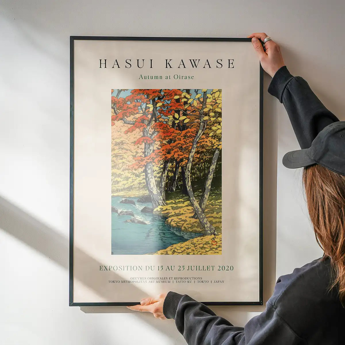 Hasui Kawase Autumn at Oirase Exhibition Poster Print