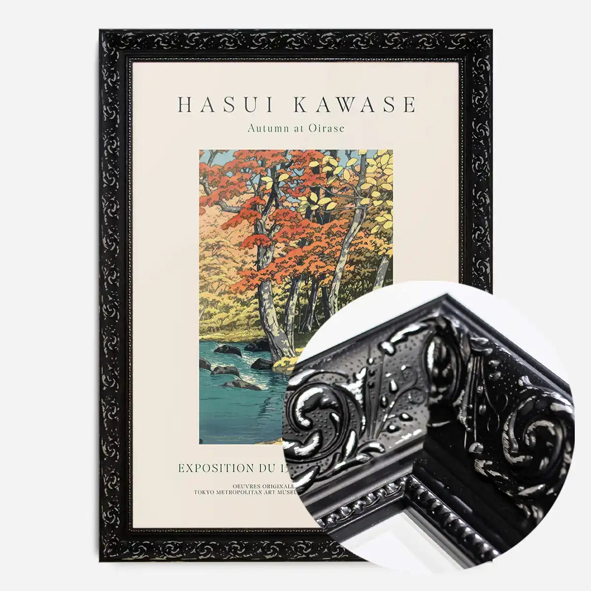 Hasui Kawase Autumn at Oirase Exhibition Poster Print