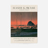 Hasui Kawase Harbour Sunset Exhibition Poster Print