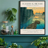 Hasui Kawase Morning at Onegishi Exhibition Poster Print