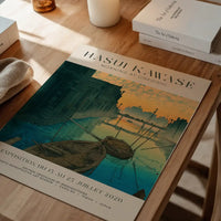 Hasui Kawase Morning at Onegishi Exhibition Poster Print