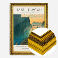 Hasui Kawase Morning at Onegishi Exhibition Poster Print