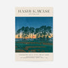 Hasui Kawase Setting Sun Exhibition Poster Print