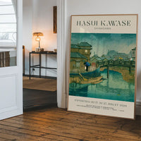 Hasui Kawase Shinagawa Exhibition Poster Print