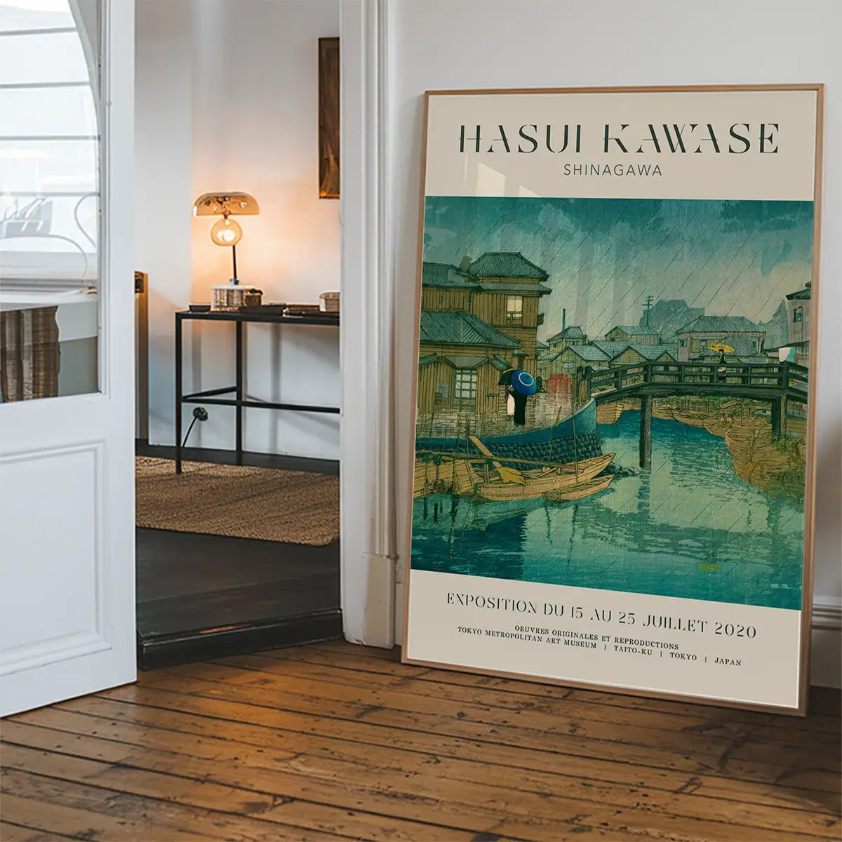 Hasui Kawase Shinagawa Exhibition Poster Print