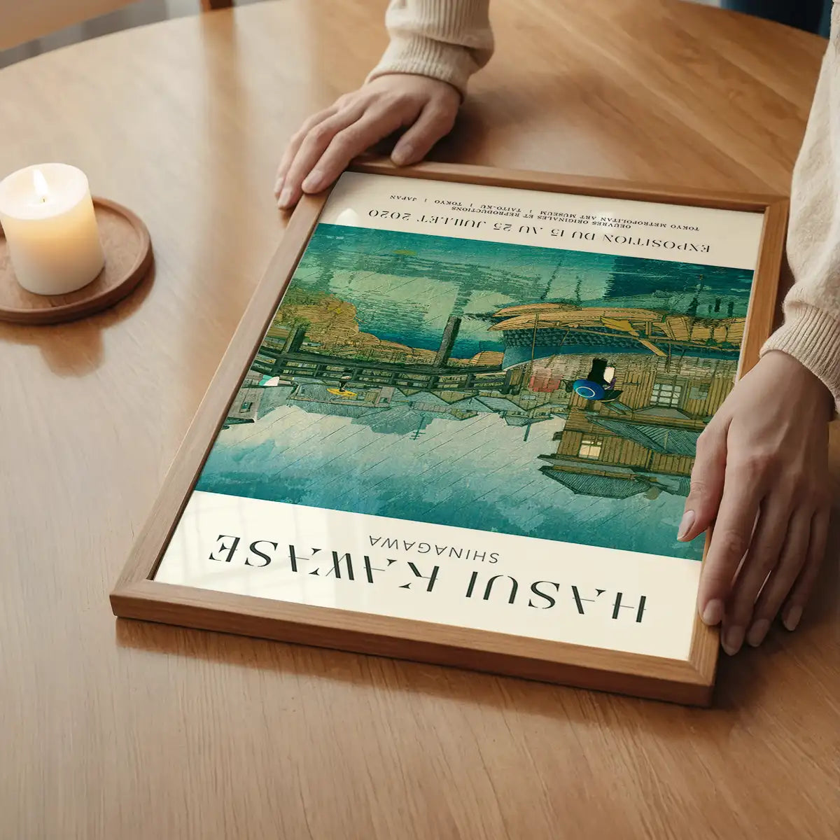 Hasui Kawase Shinagawa Exhibition Poster Print