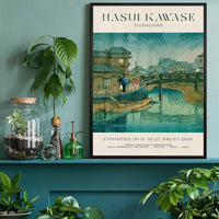 Hasui Kawase Shinagawa Exhibition Poster Print