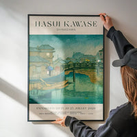 Hasui Kawase Shinagawa Exhibition Poster Print
