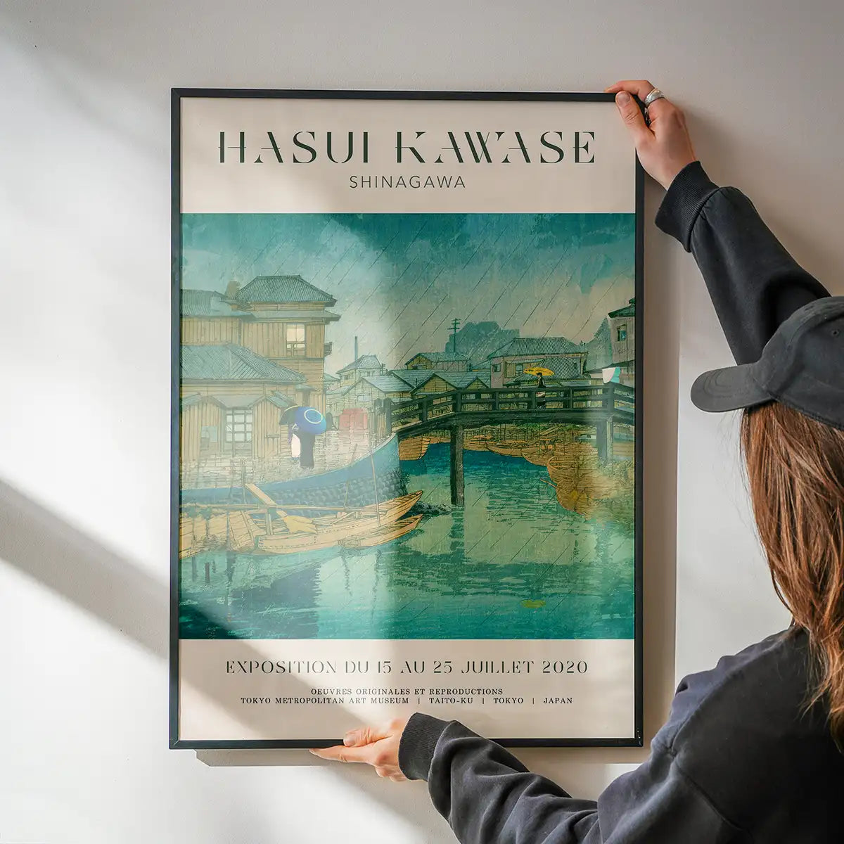 Hasui Kawase Shinagawa Exhibition Poster Print