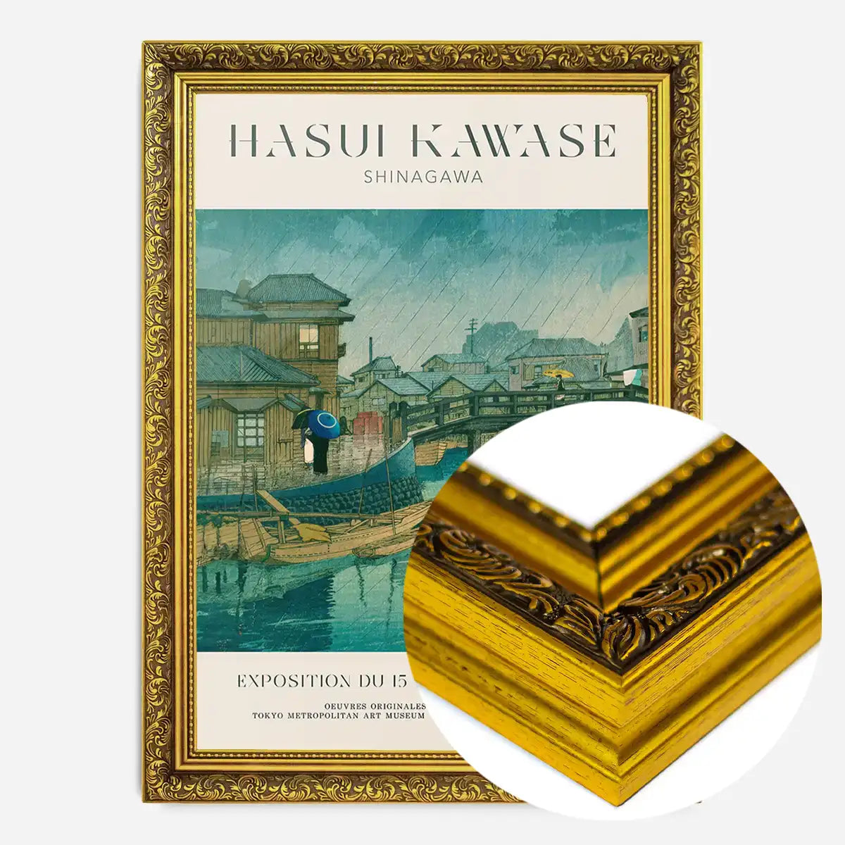 Hasui Kawase Shinagawa Exhibition Poster Print
