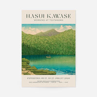 Hasui Kawase Morning at Tsutanuma Exhibition Poster Print