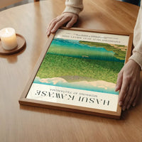 Hasui Kawase Morning at Tsutanuma Exhibition Poster Print