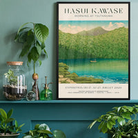 Hasui Kawase Morning at Tsutanuma Exhibition Poster Print