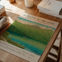 Hasui Kawase Morning at Tsutanuma Exhibition Poster Print