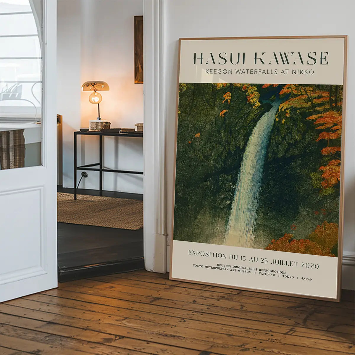 Hasui Kawase Keegon Waterfalls Exhibition Poster Print