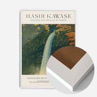 Hasui Kawase Keegon Waterfalls Exhibition Poster Print