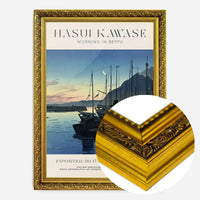 Hasui Kawase Morning in Beppu Exhibition Poster Print