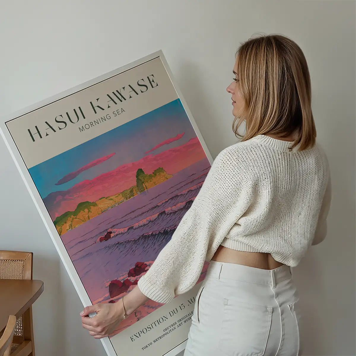 Hasui Kawase Morning Sea Exhibition Poster Print 2