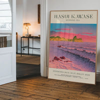 Hasui Kawase Morning Sea Exhibition Poster Print 2