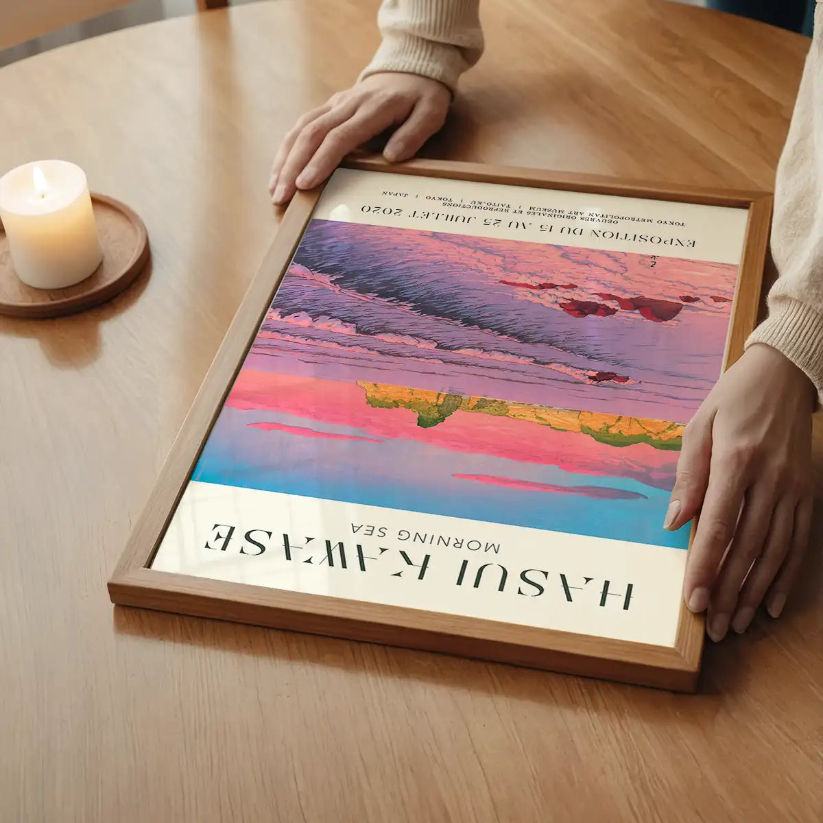 Hasui Kawase Morning Sea Exhibition Poster Print 2