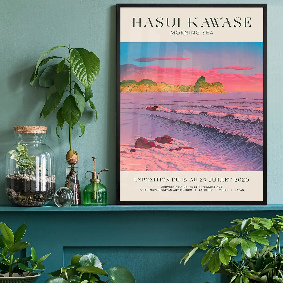 Hasui Kawase Morning Sea Exhibition Poster Print 2