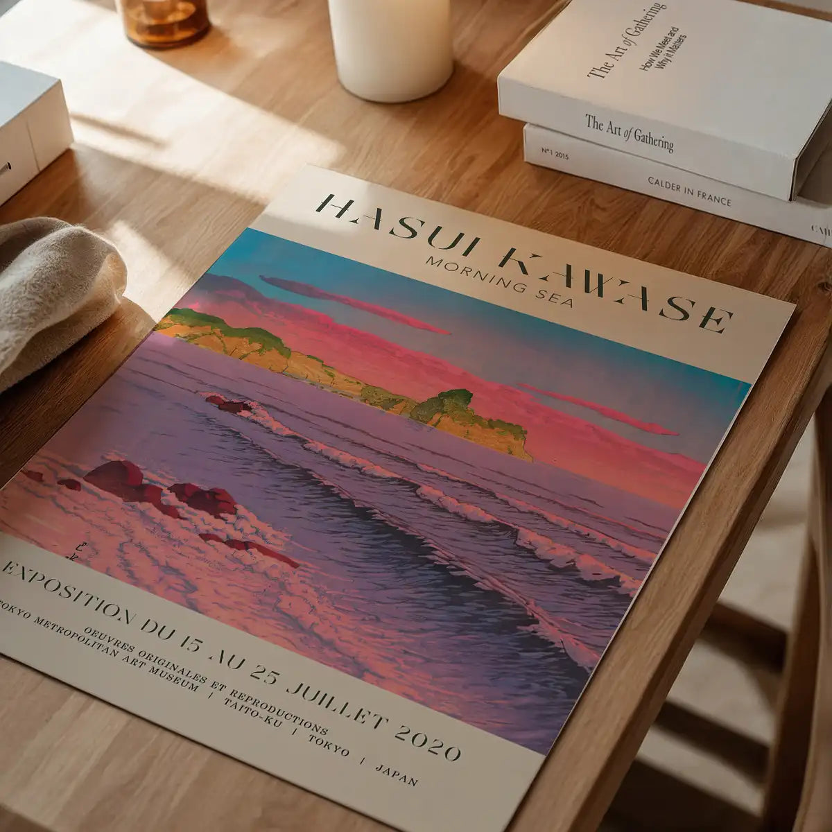Hasui Kawase Morning Sea Exhibition Poster Print 2