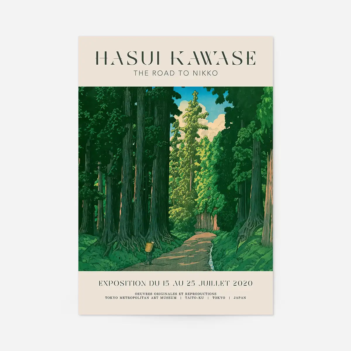 Hasui Kawase Road To Nikko Exhibition Poster Print 2