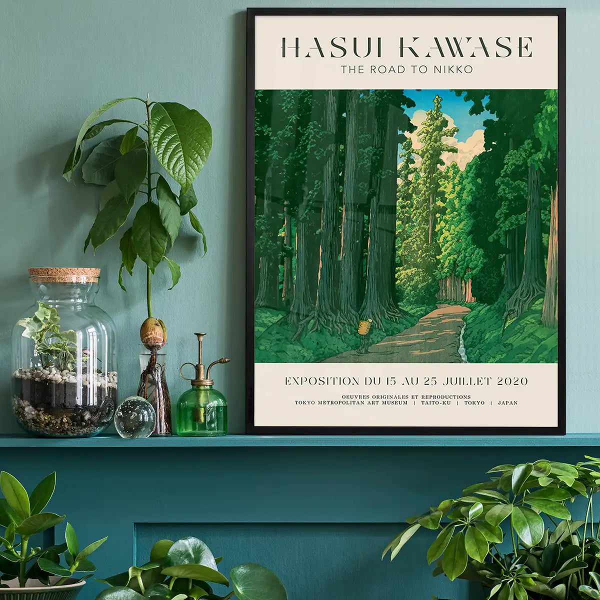 Hasui Kawase Road To Nikko Exhibition Poster Print 2