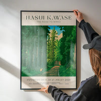 Hasui Kawase Road To Nikko Exhibition Poster Print 2