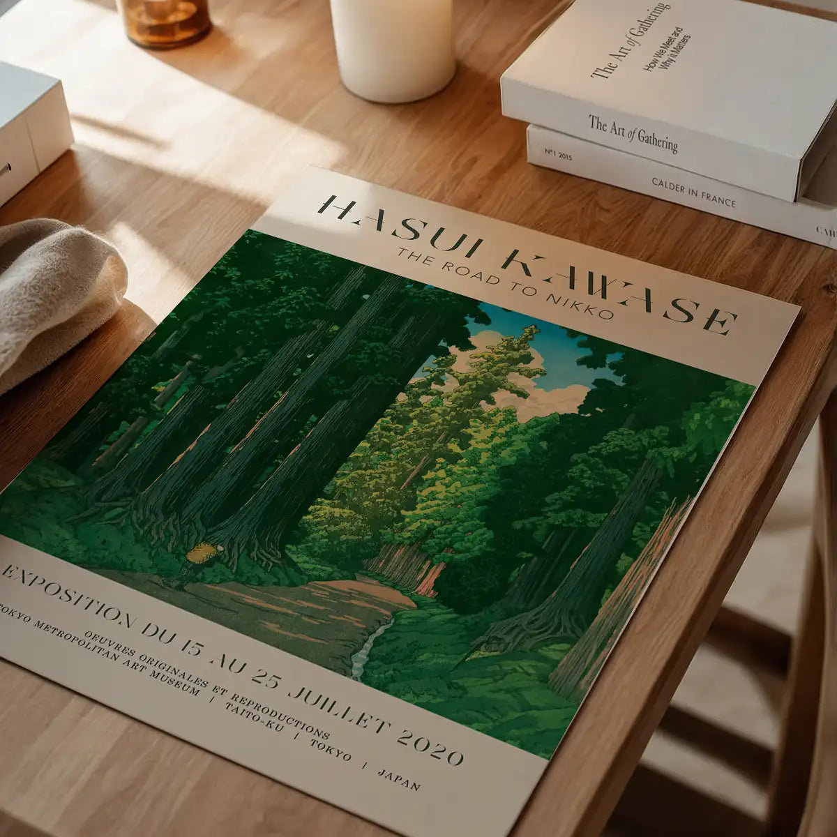 Hasui Kawase Road To Nikko Exhibition Poster Print 2