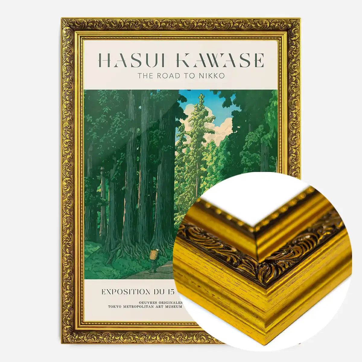 Hasui Kawase Road To Nikko Exhibition Poster Print 2