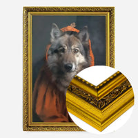 Halloween Wolf Animal Portrait Print