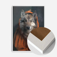 Halloween Wolf Animal Portrait Print