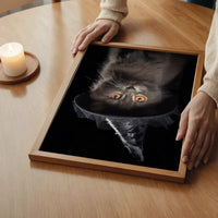 Witch Kitten Halloween Print