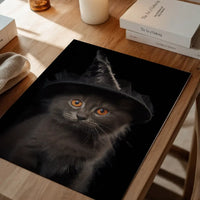 Witch Kitten Halloween Print
