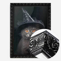 Witch Kitten Halloween Print