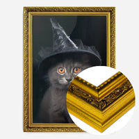 Witch Kitten Halloween Print