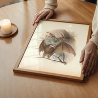 Vintage Bats Halloween Print