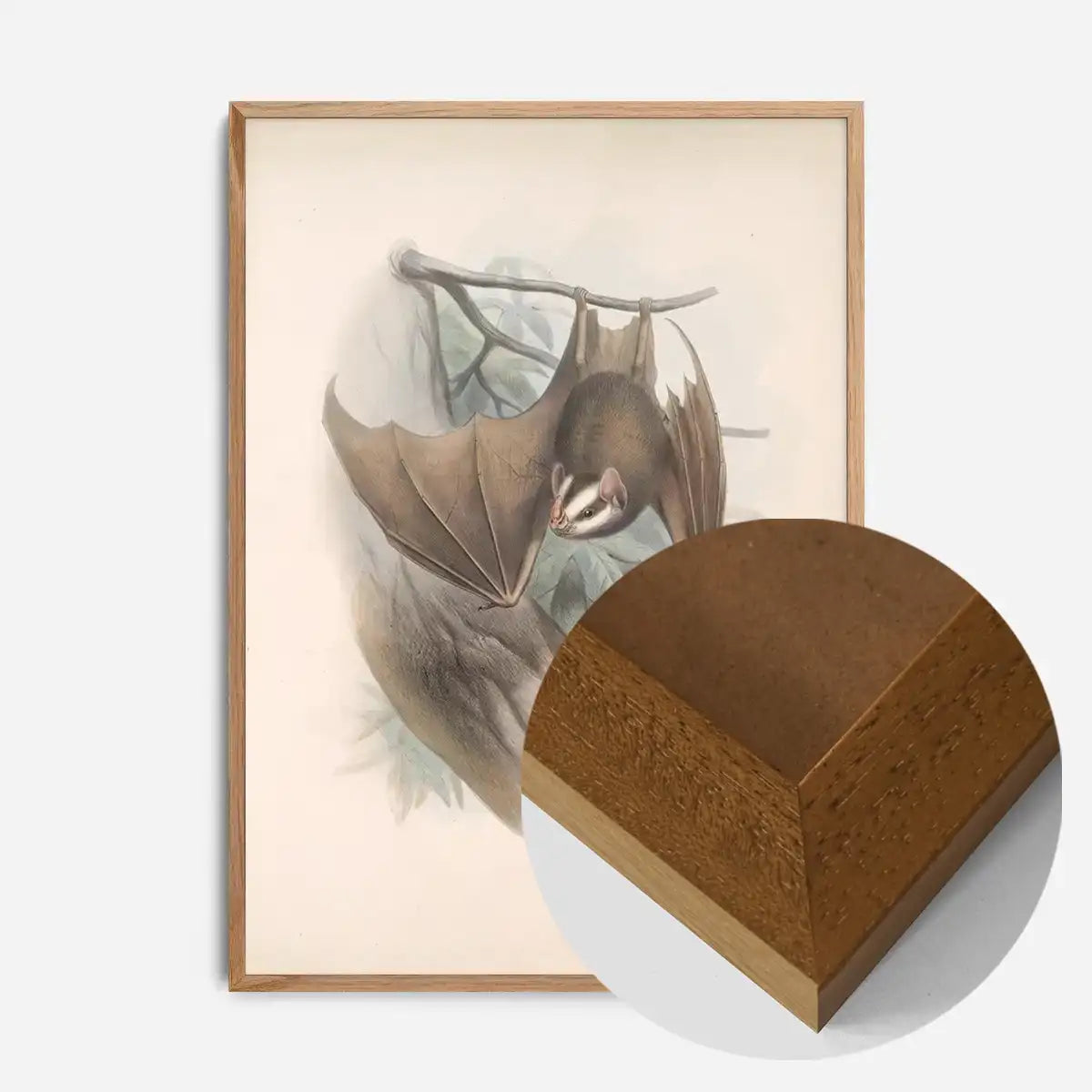 Vintage Bats Halloween Print