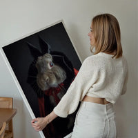 Vampire Rabbit Halloween Print