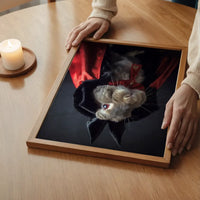 Vampire Rabbit Halloween Print