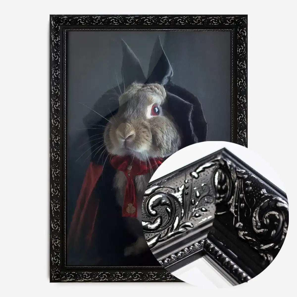 Vampire Rabbit Halloween Print
