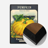 Vintage Pumpkin Kentucky Field Poster Print
