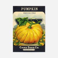 Vintage Pumpkin Kentucky Field Poster Print