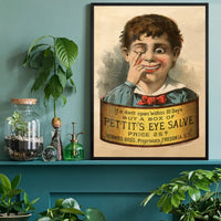 Vintage Eye Salve Poster Print