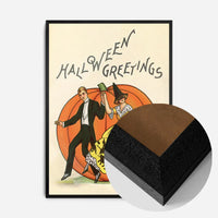 Vintage Halloween's Greetings Print